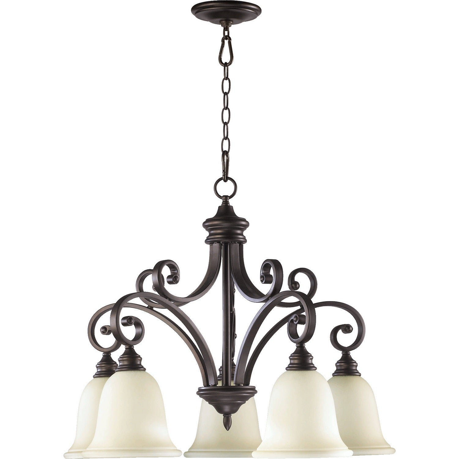 Quorum - 6354-5-86 - Five Light Chandelier - Bryant - Oiled Bronze
