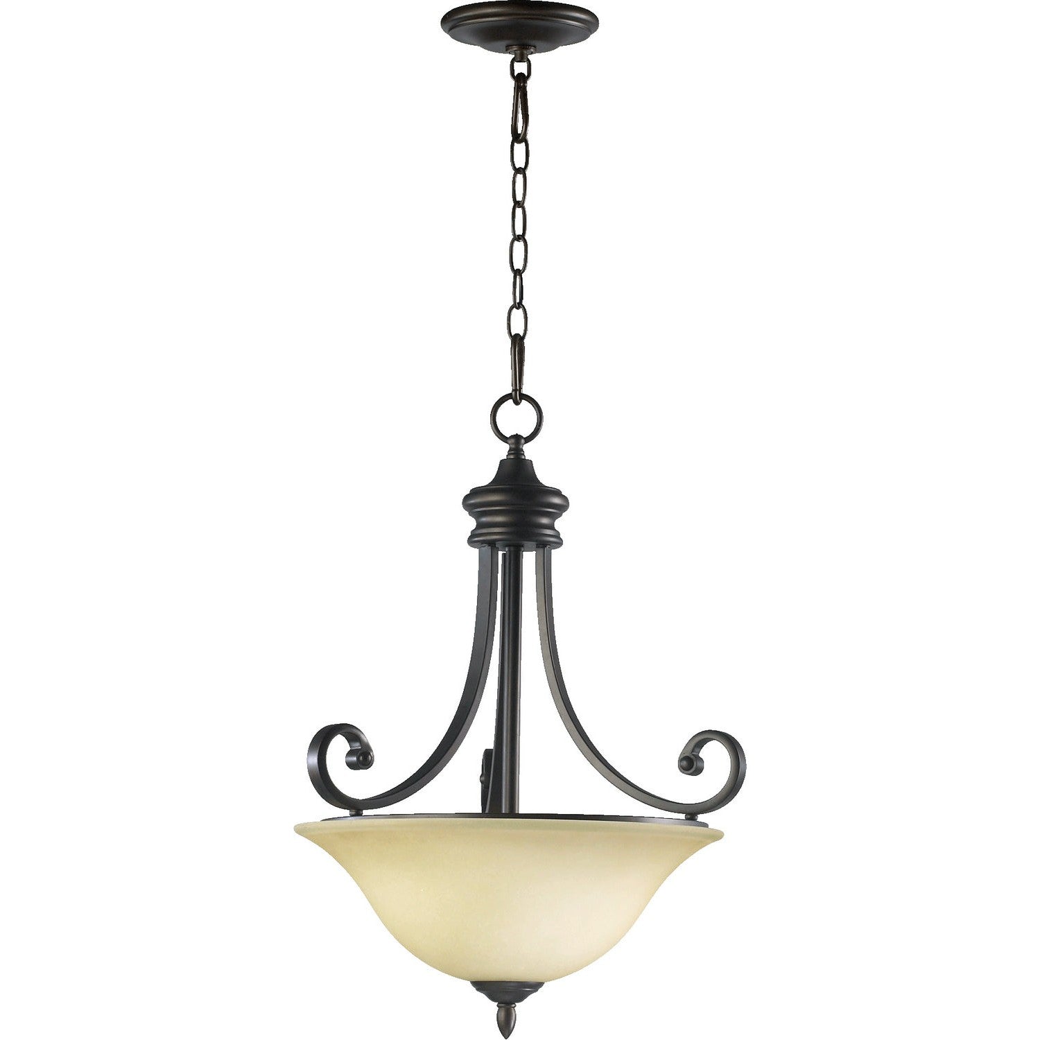 Quorum - 8154-3-86 - Three Light Pendant - Bryant - Oiled Bronze