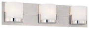 George Kovacs - P5953-077 - Three Light Bath - Convex - Chrome