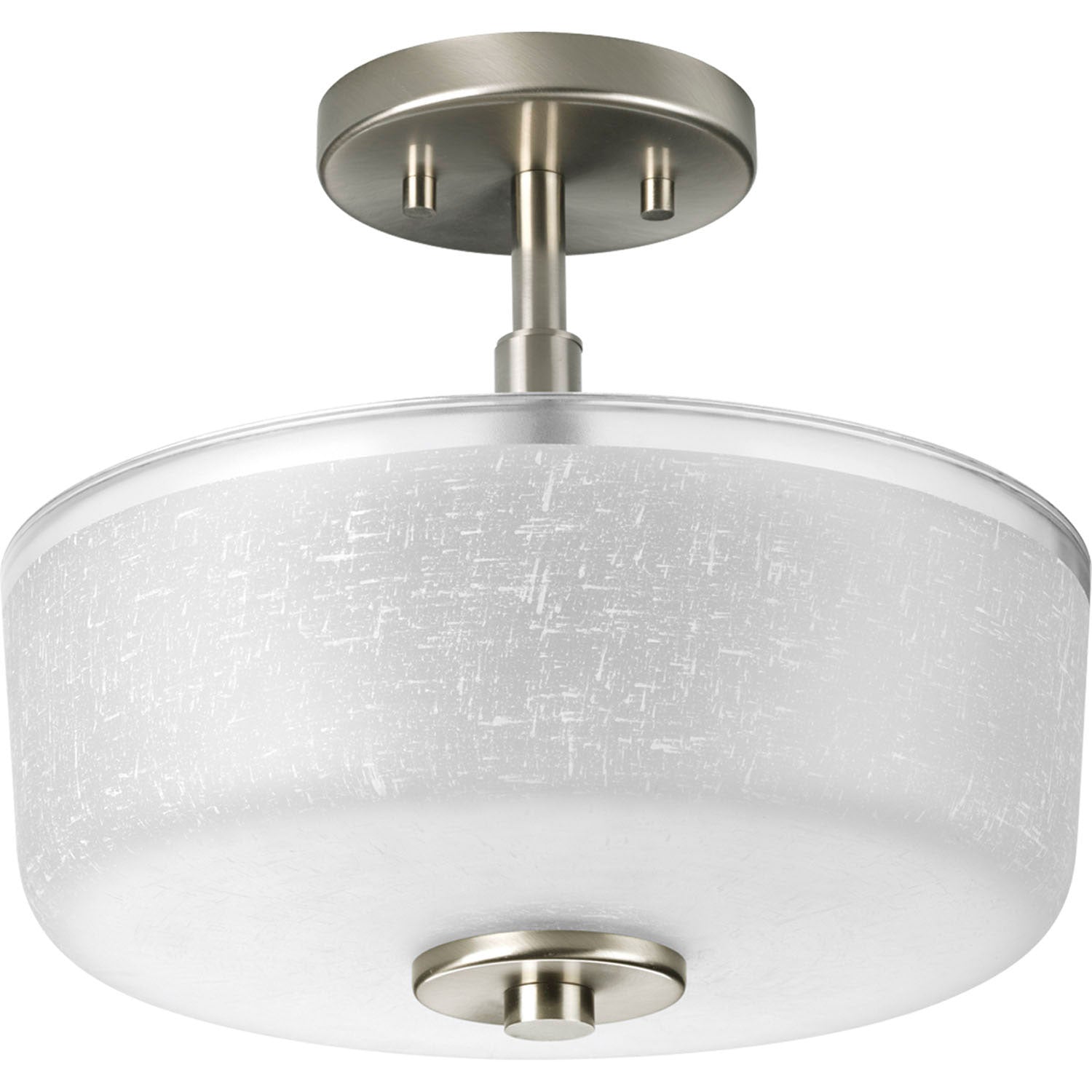 Progress Lighting - P2851-09 - Two Light Close-to-Ceiling - Alexa - Brushed Nickel