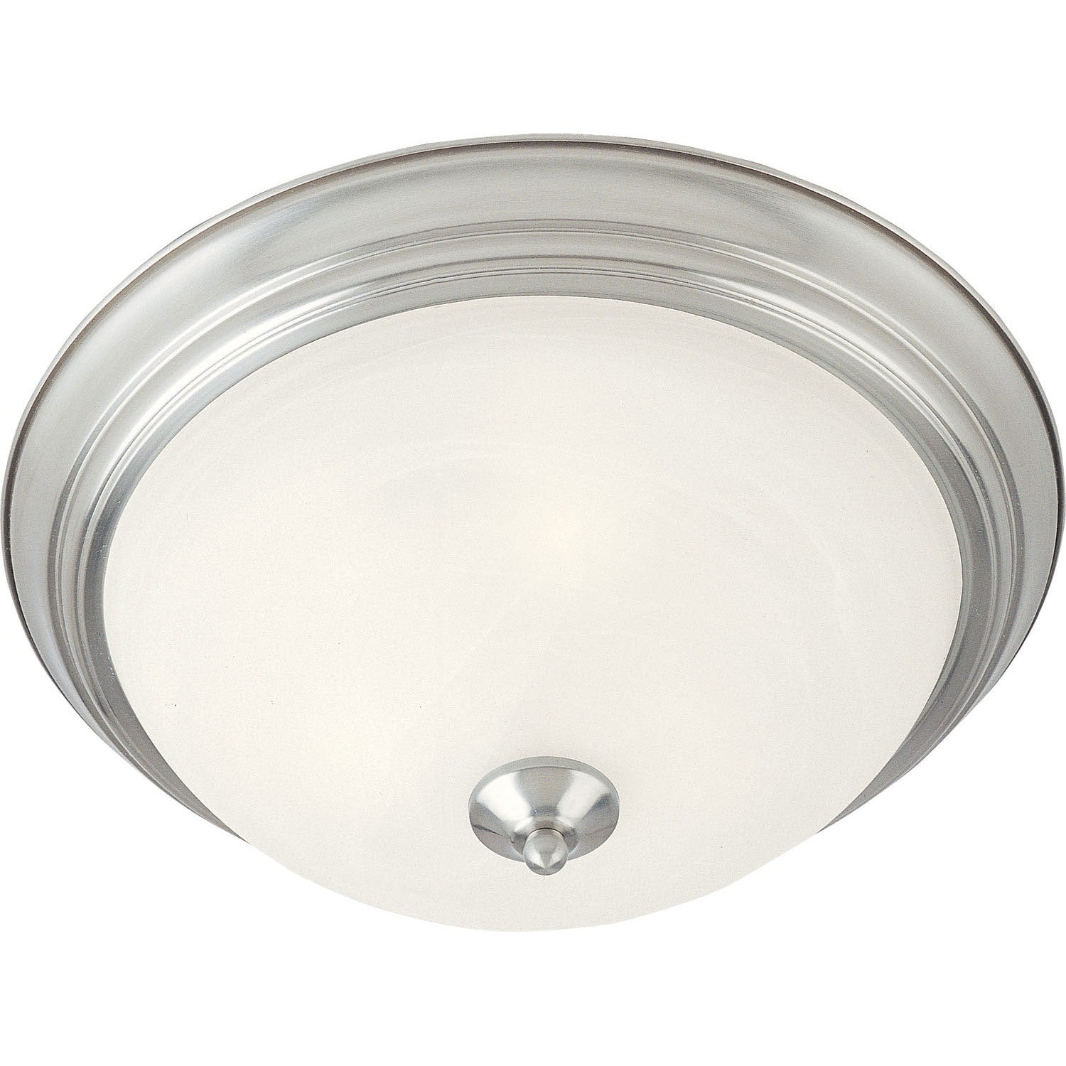 Maxim - 5849MRSN - Two Light Flush Mount - Essentials - 584x - Satin Nickel