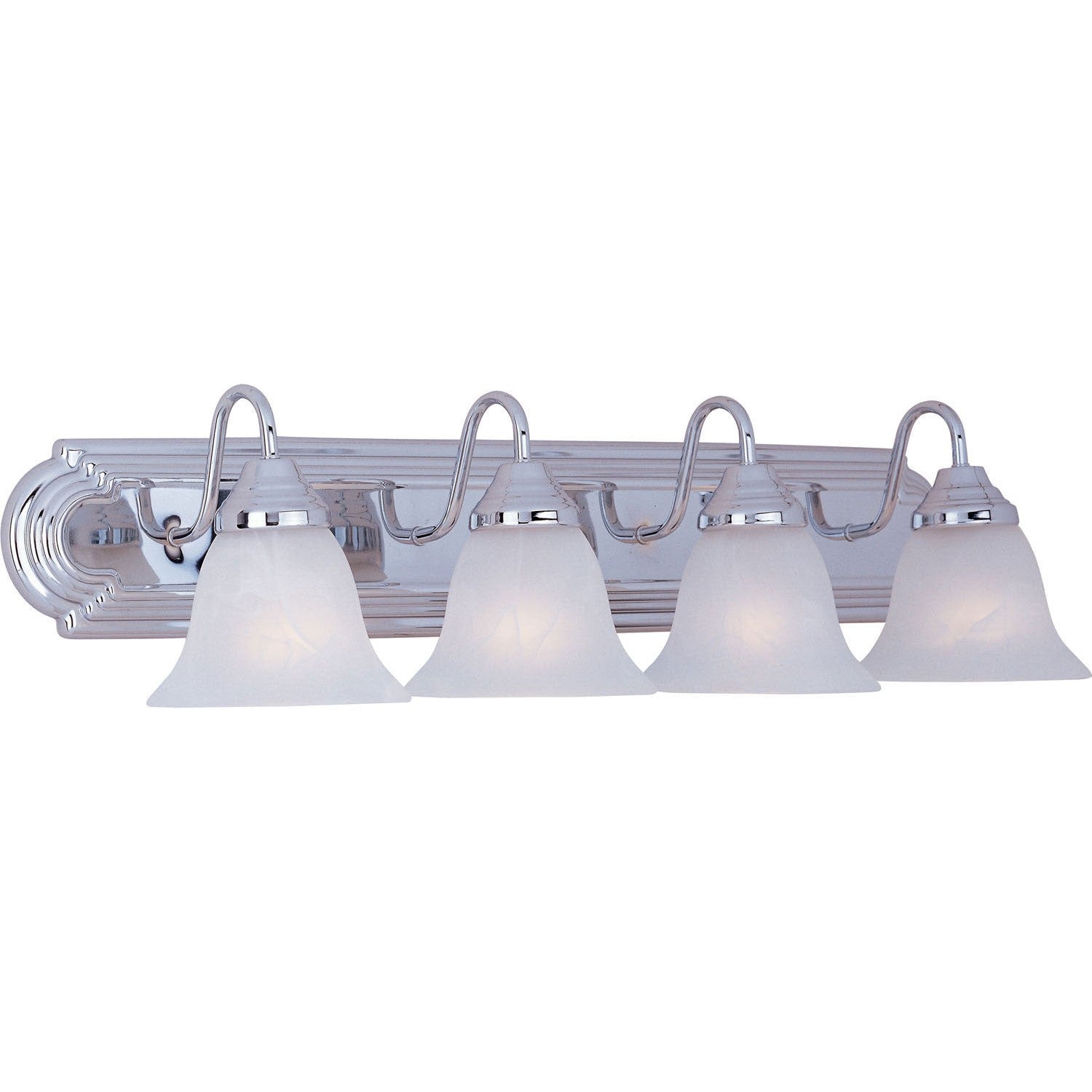 Maxim - 8014MRPC - Four Light Bath Vanity - Essentials - 801x - Polished Chrome