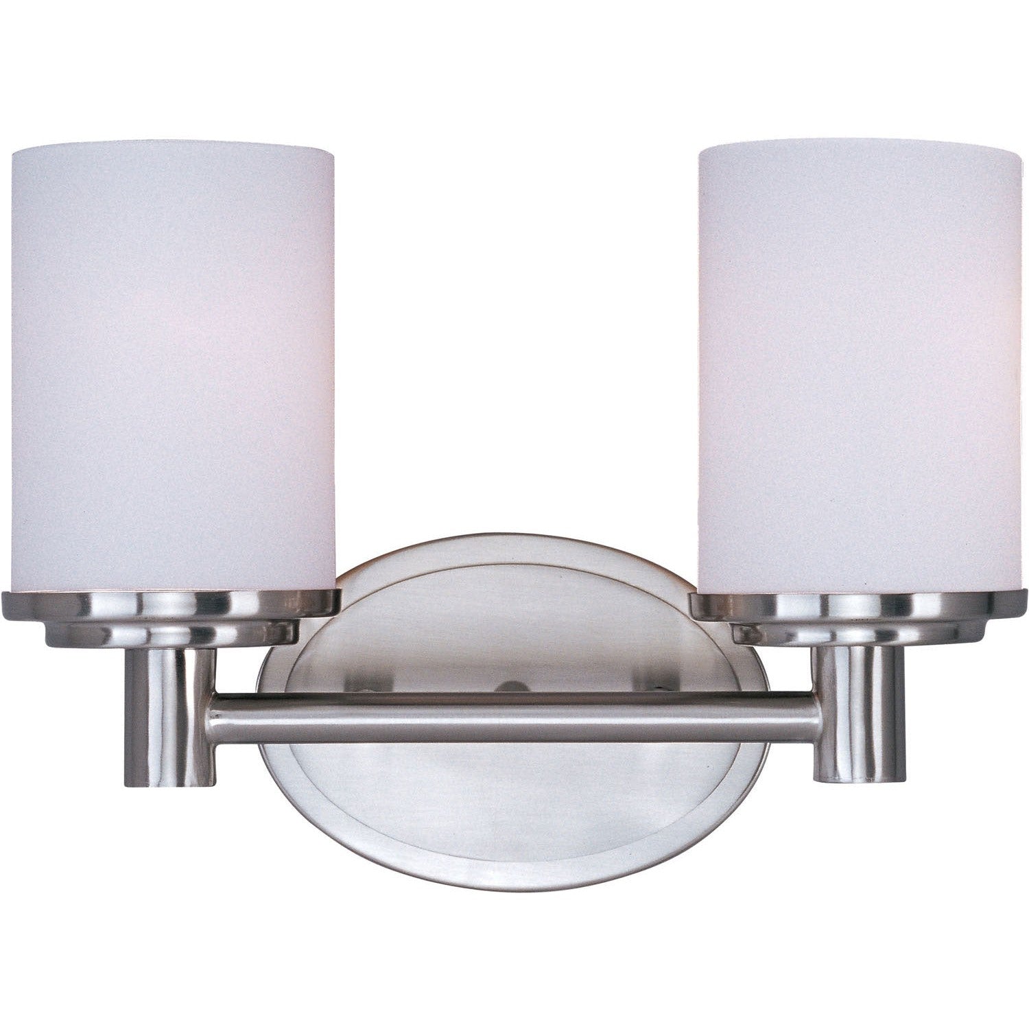 Maxim - 9052SWSN - Two Light Bath Vanity - Cylinder - Satin Nickel