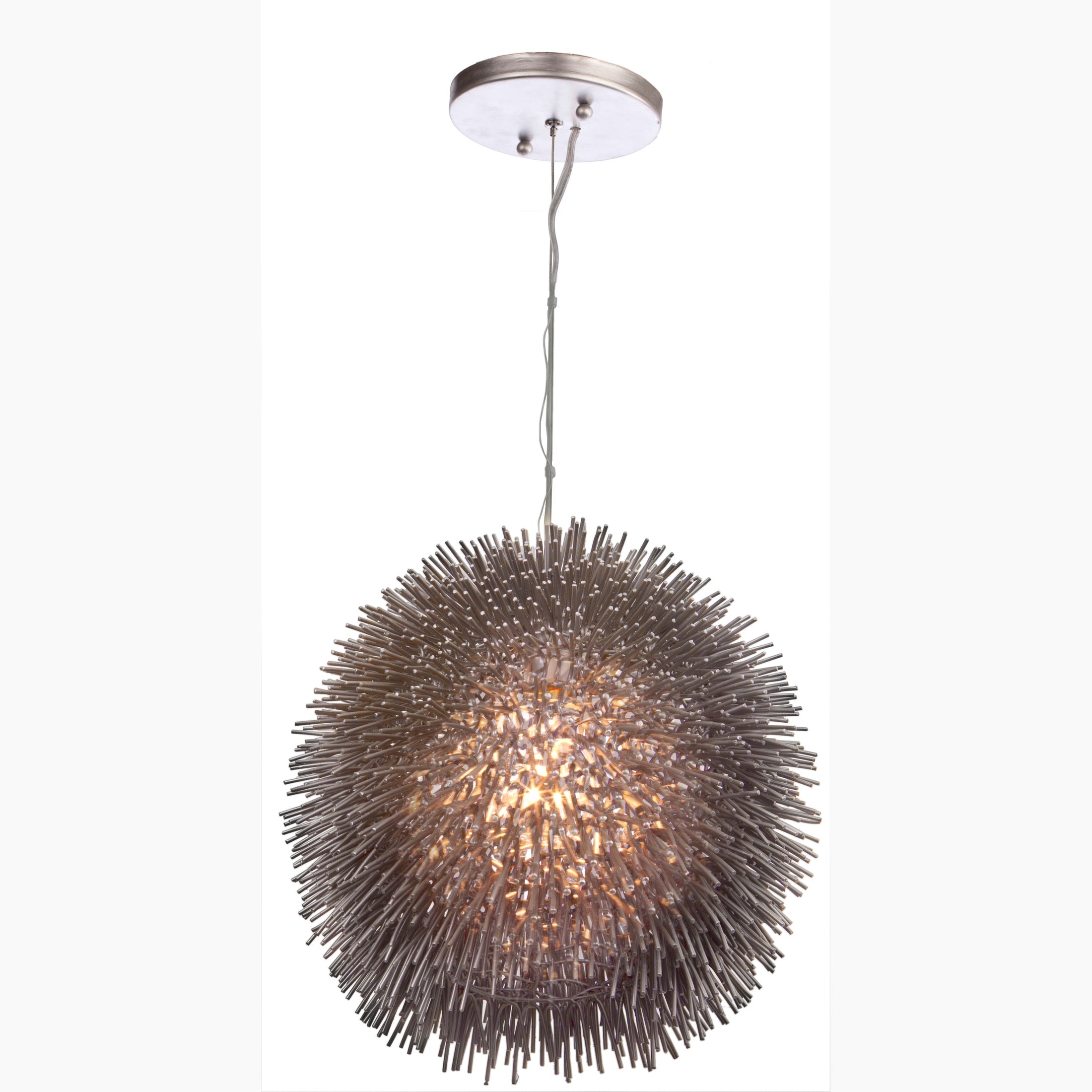 Varaluz - 169P01CH - One Light Pendant - Urchin - Painted Chrome