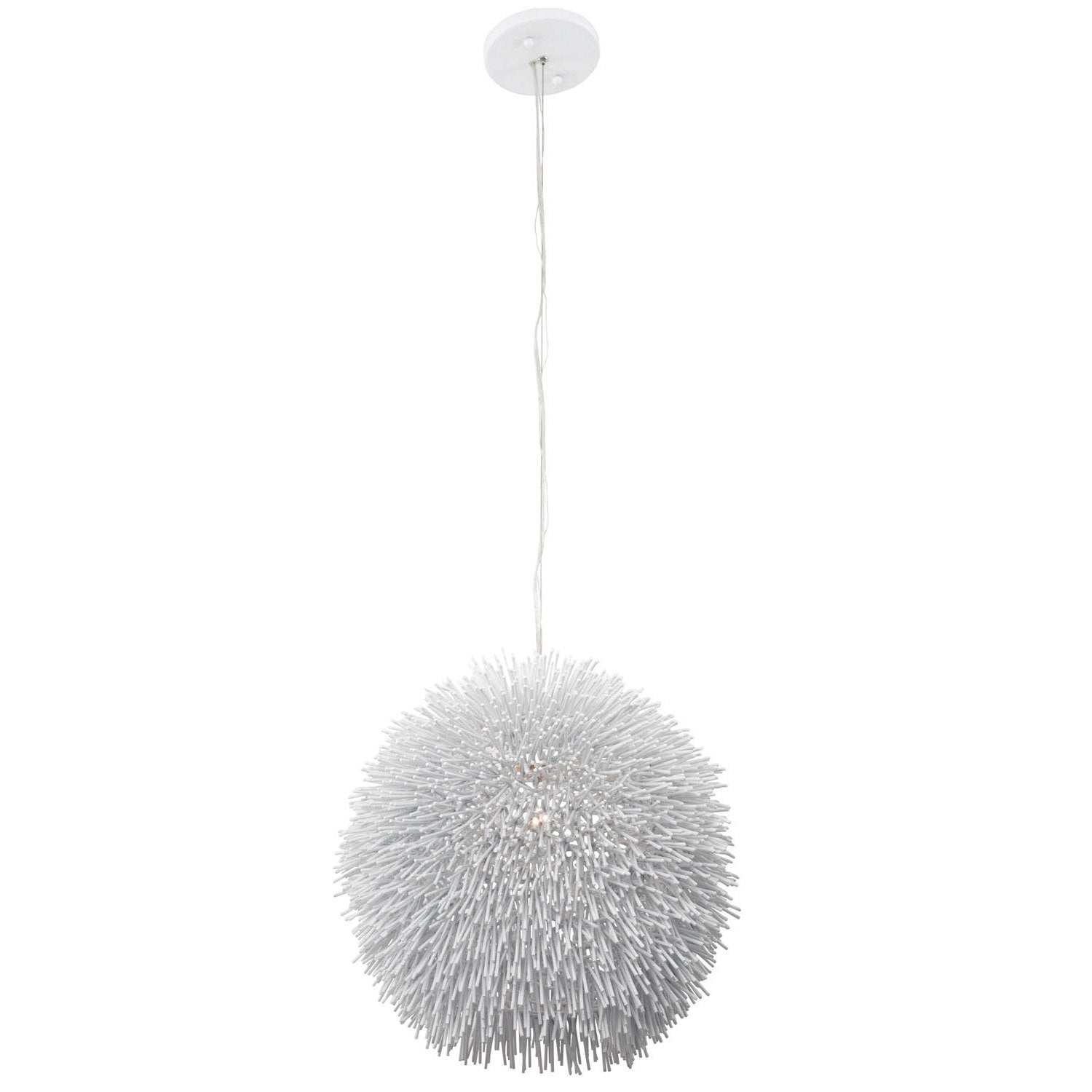 Varaluz - 169P01WH - One Light Pendant - Urchin - White