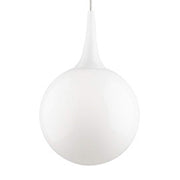 Visual Comfort Modern - 700FJPELWS - One Light Pendant - Pele - Satin Nickel