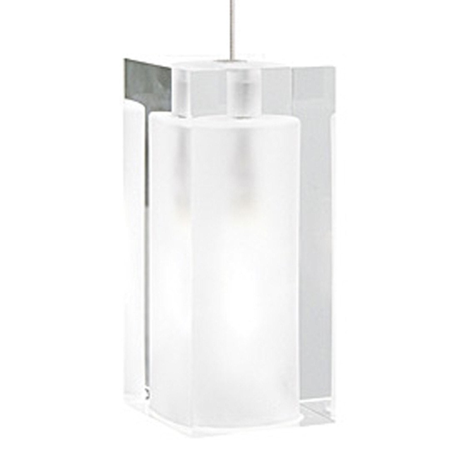 Visual Comfort Modern - 700FJSLDFS - One Light Pendant - Solitude - Satin Nickel