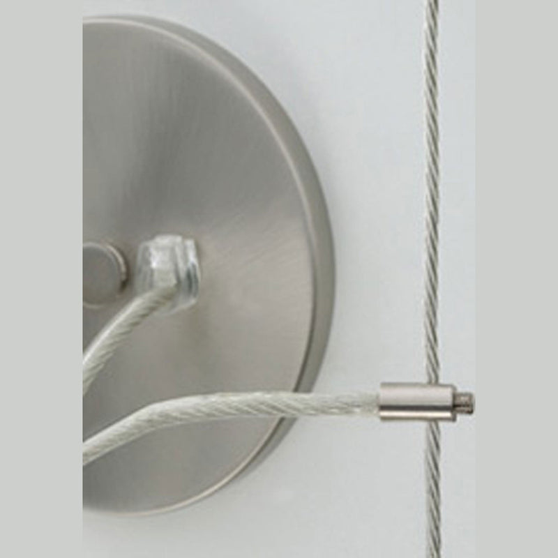 Visual Comfort Architectural - 700KPCEN4S - Center Power Feed Dual-Feed - Satin Nickel