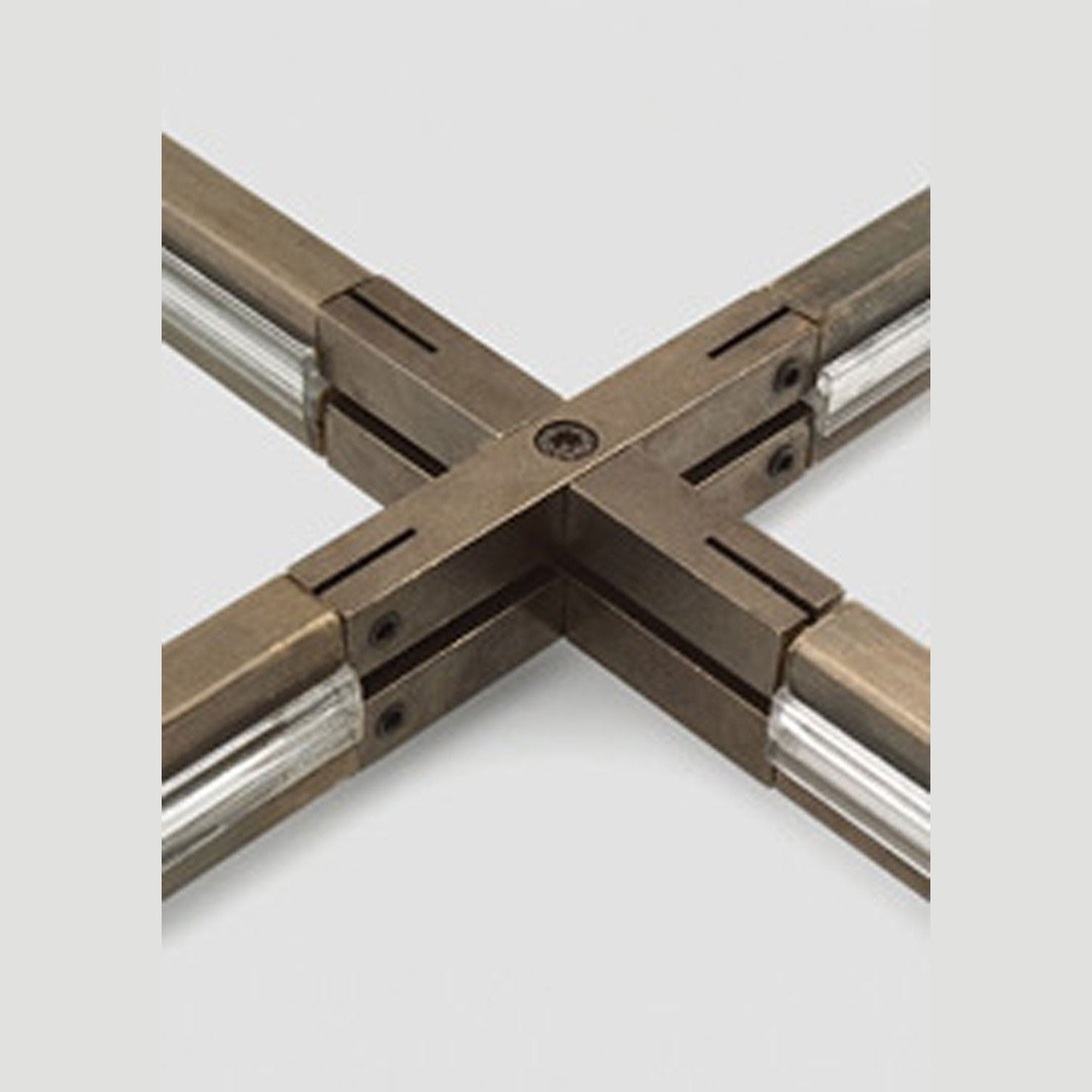 Visual Comfort Architectural - 700MOCTXS - Monorail X Connector - Satin Nickel