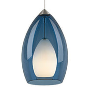 Visual Comfort Modern - 700MOFIRUS - One Light Pendant - Fire - Satin Nickel