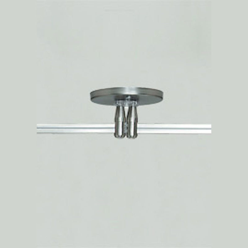 Visual Comfort Architectural - 700MOP4C402S - MonoRail 4" Round Power Feed Canopy Dual-Feed - Satin Nickel