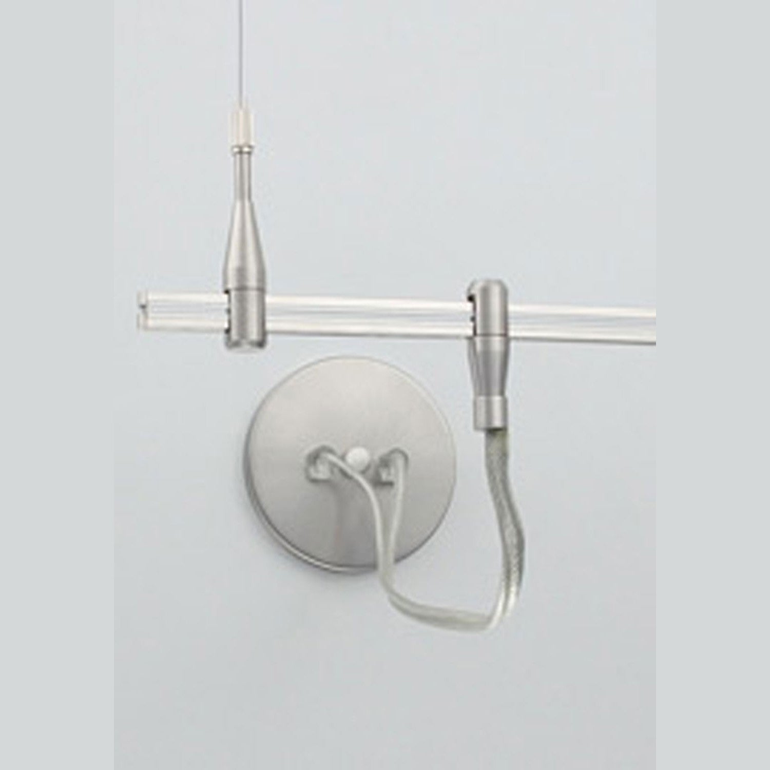 Visual Comfort Architectural - 700MOPCEN4S - Monorail Center Power Feed Dual-Feed - Satin Nickel