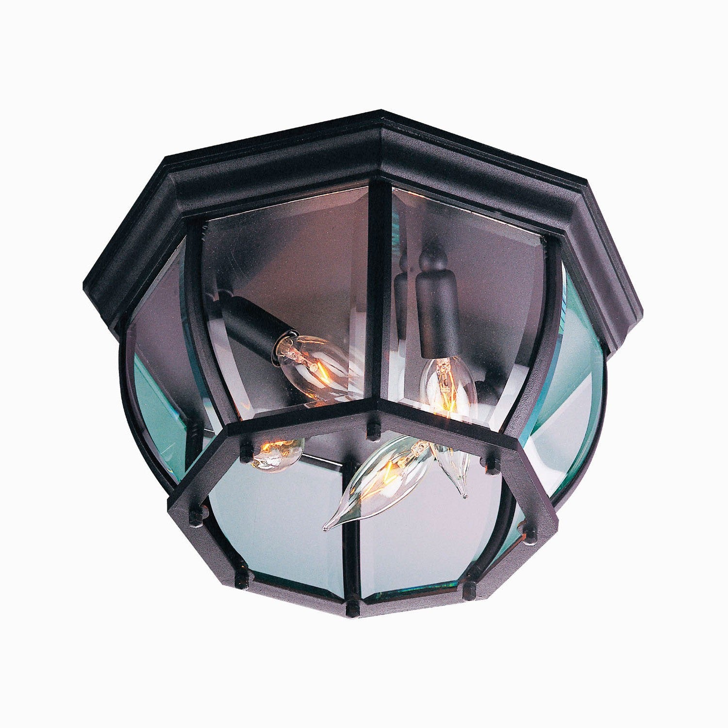 Craftmade - Z434-TB - Four Light Outdoor Flushmount - Cast - Textured Black