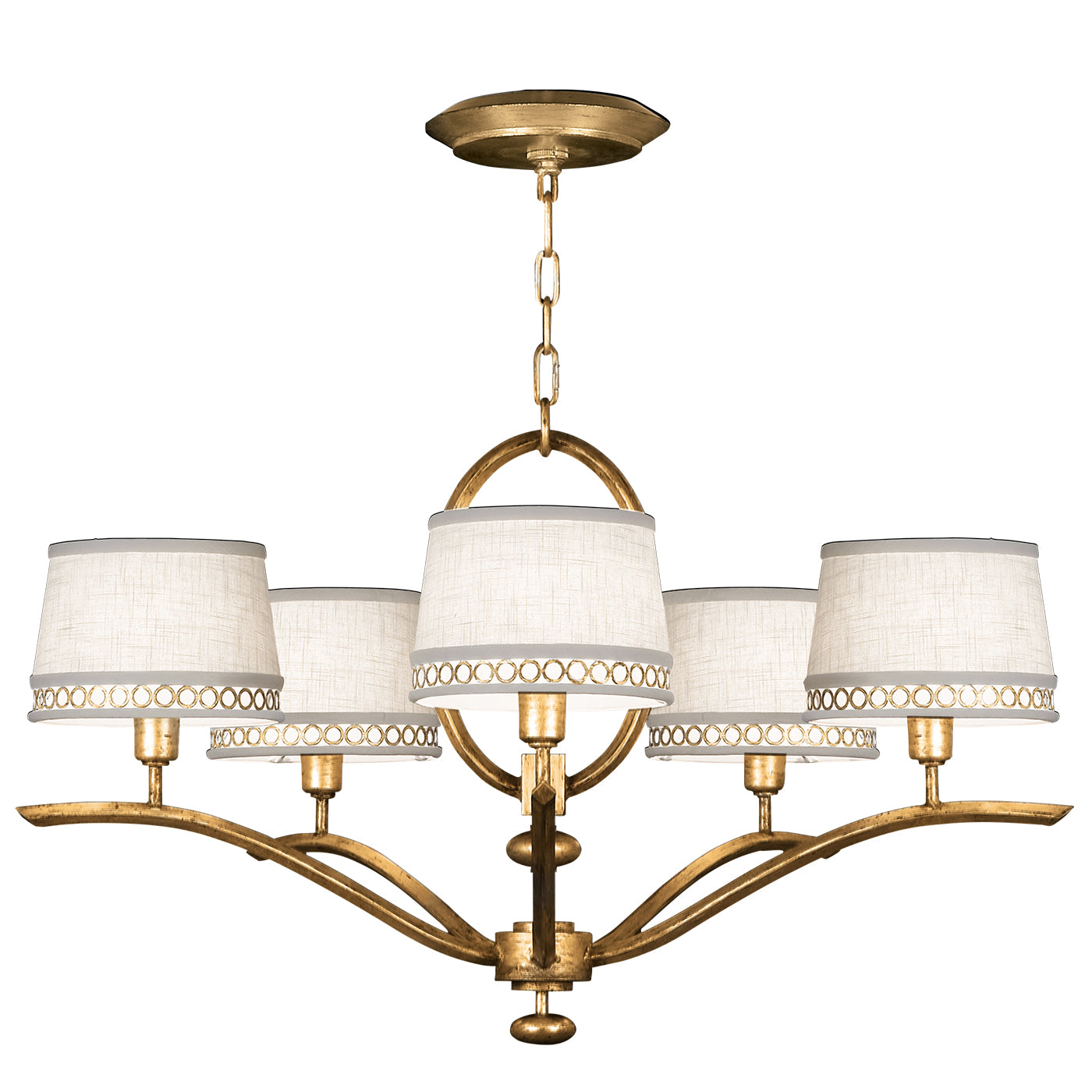 Fine Art Handcrafted Lighting - 785440-2ST - Five Light Chandelier - Allegretto - Gold
