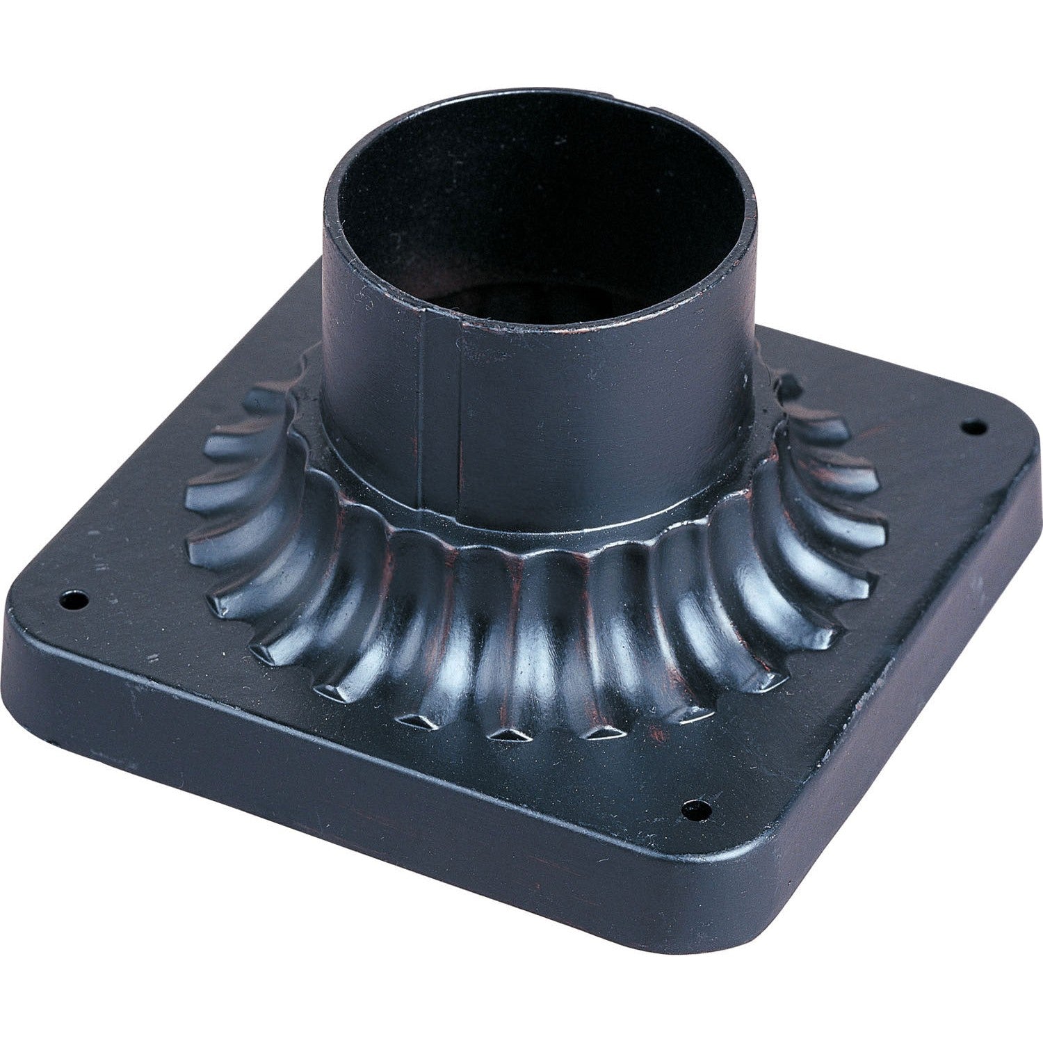 Maxim - 2001OB - Outdoor Essentials Cast Pier Mount - Outdoor Essentials - 200x - Oriental Bronze