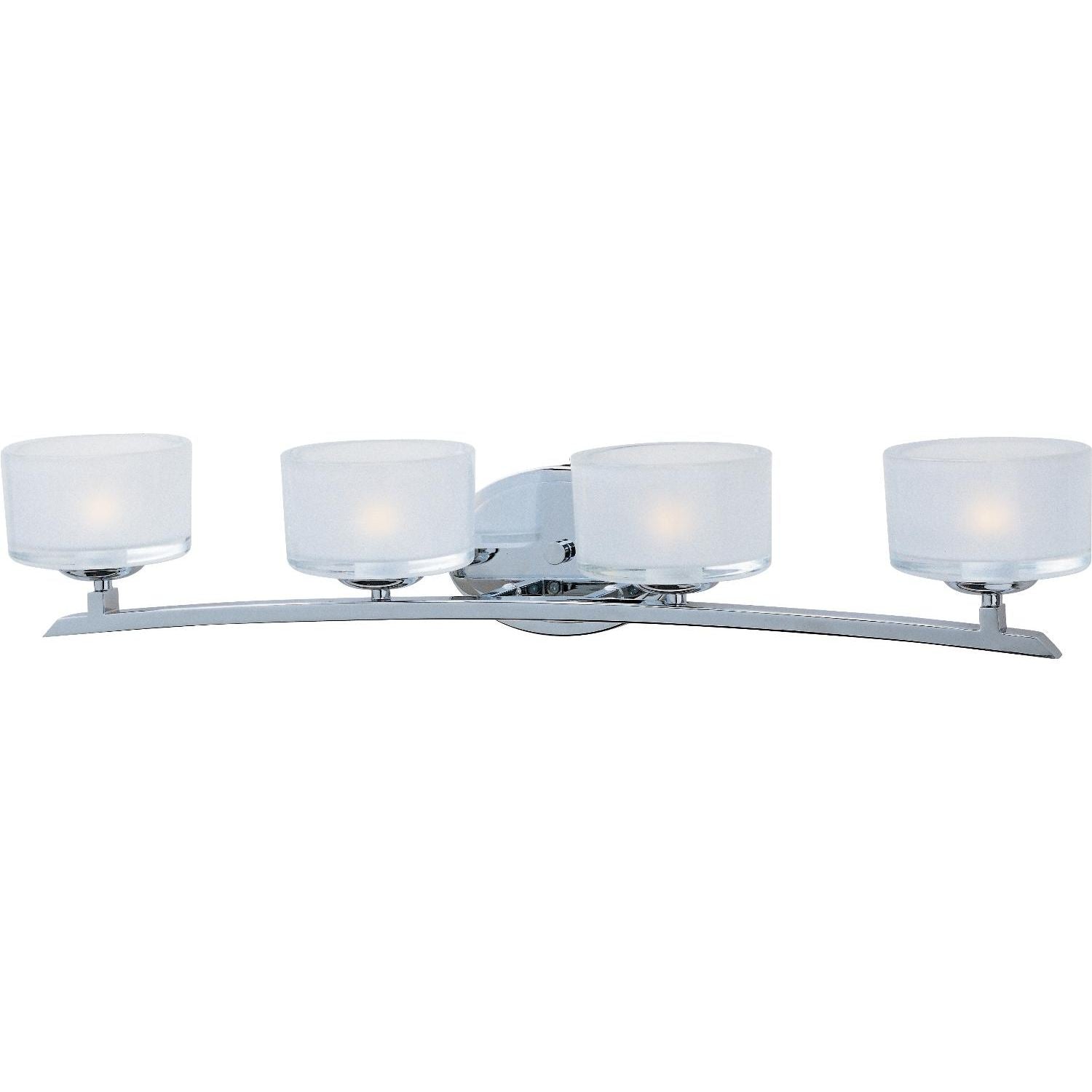 Maxim - 19054FTPC - Four Light Bath Vanity - Elle - Polished Chrome