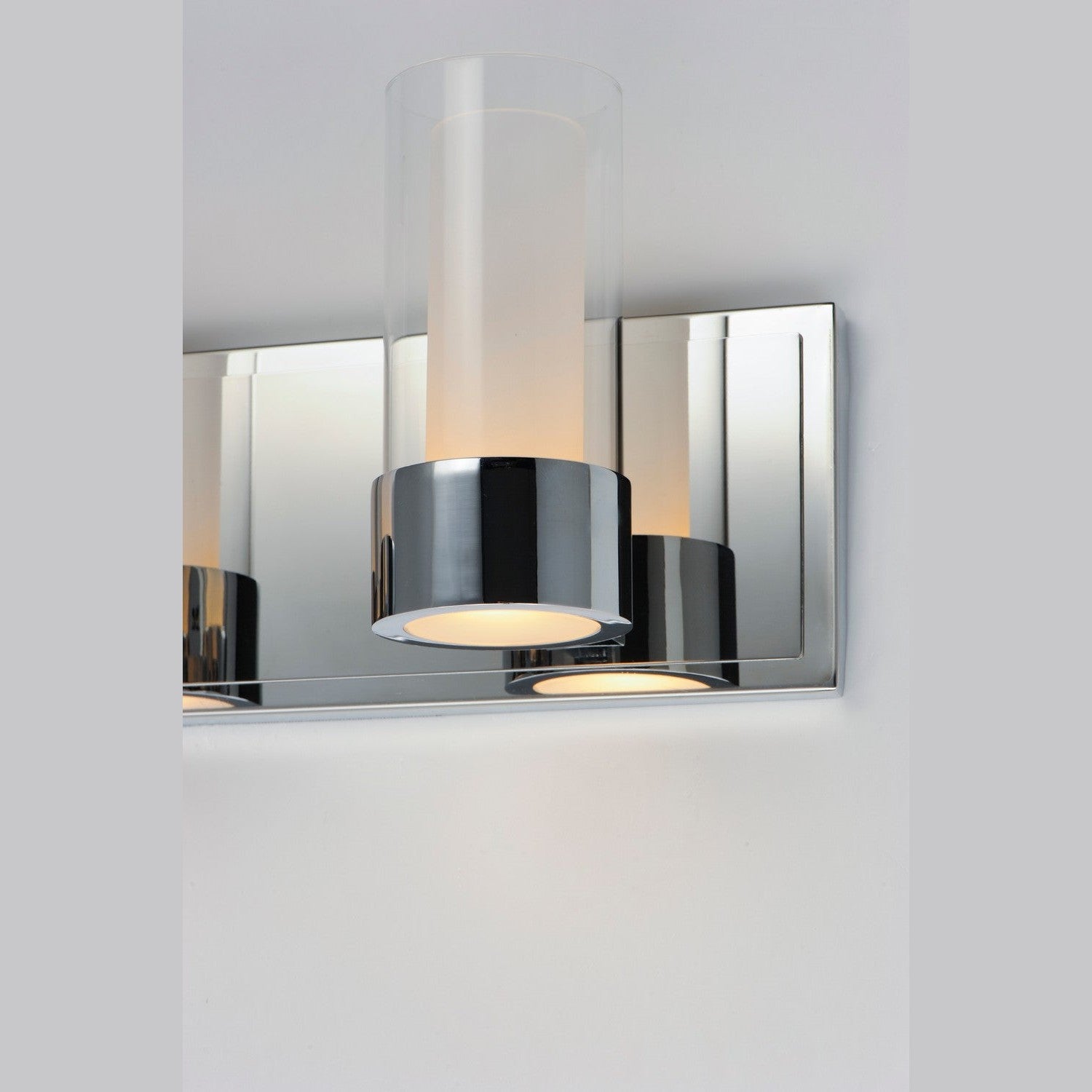 Maxim - 23073CLFTPC - Three Light Bath Vanity - Silo - Polished Chrome