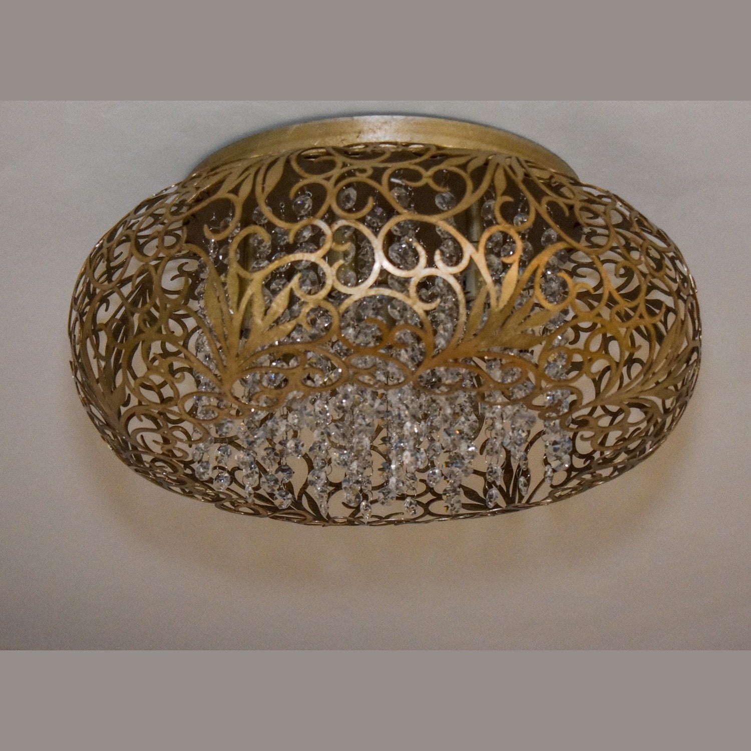 Maxim - 24150BCGS - LED Flush Mount - Arabesque - Golden Silver