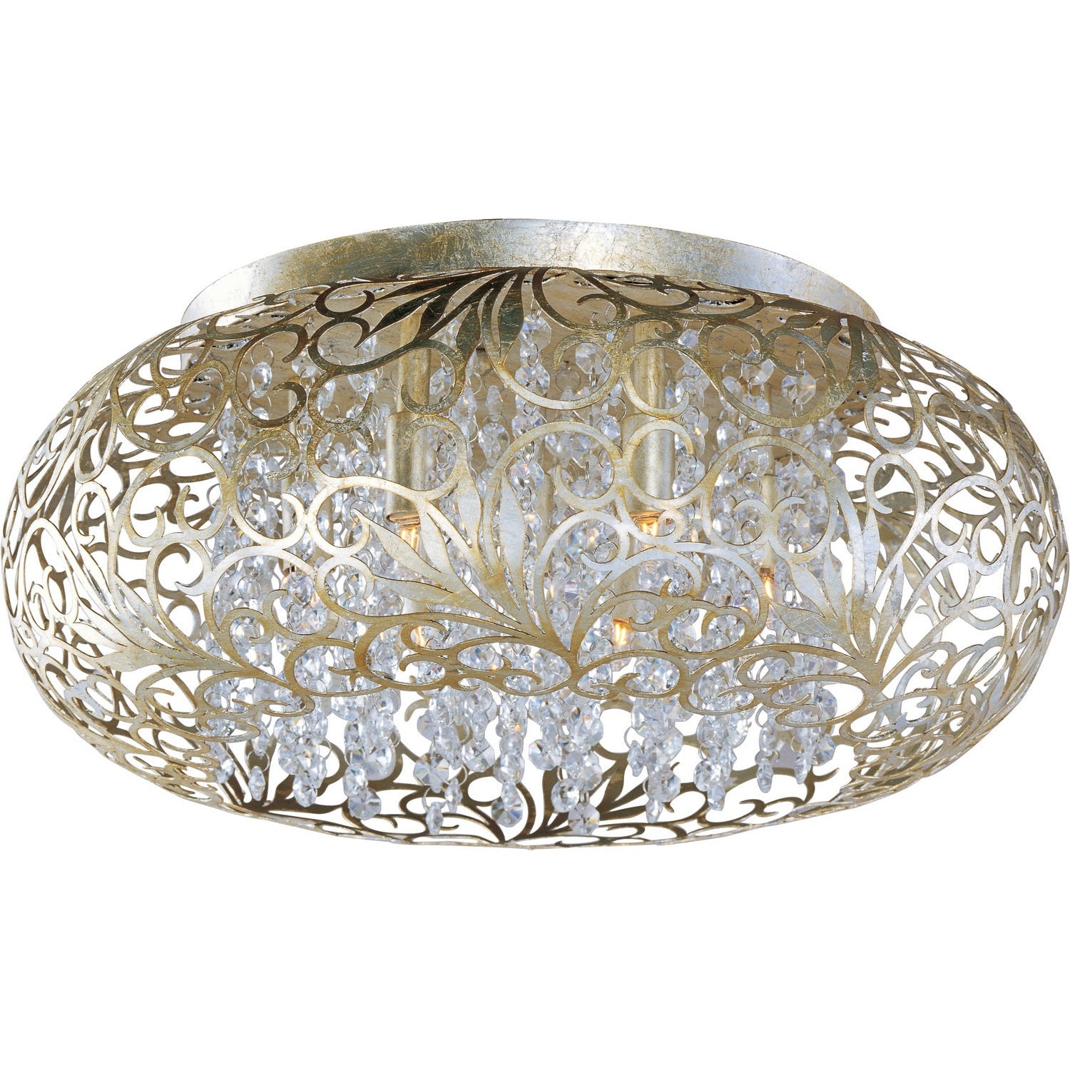 Maxim - 24150BCGS - LED Flush Mount - Arabesque - Golden Silver