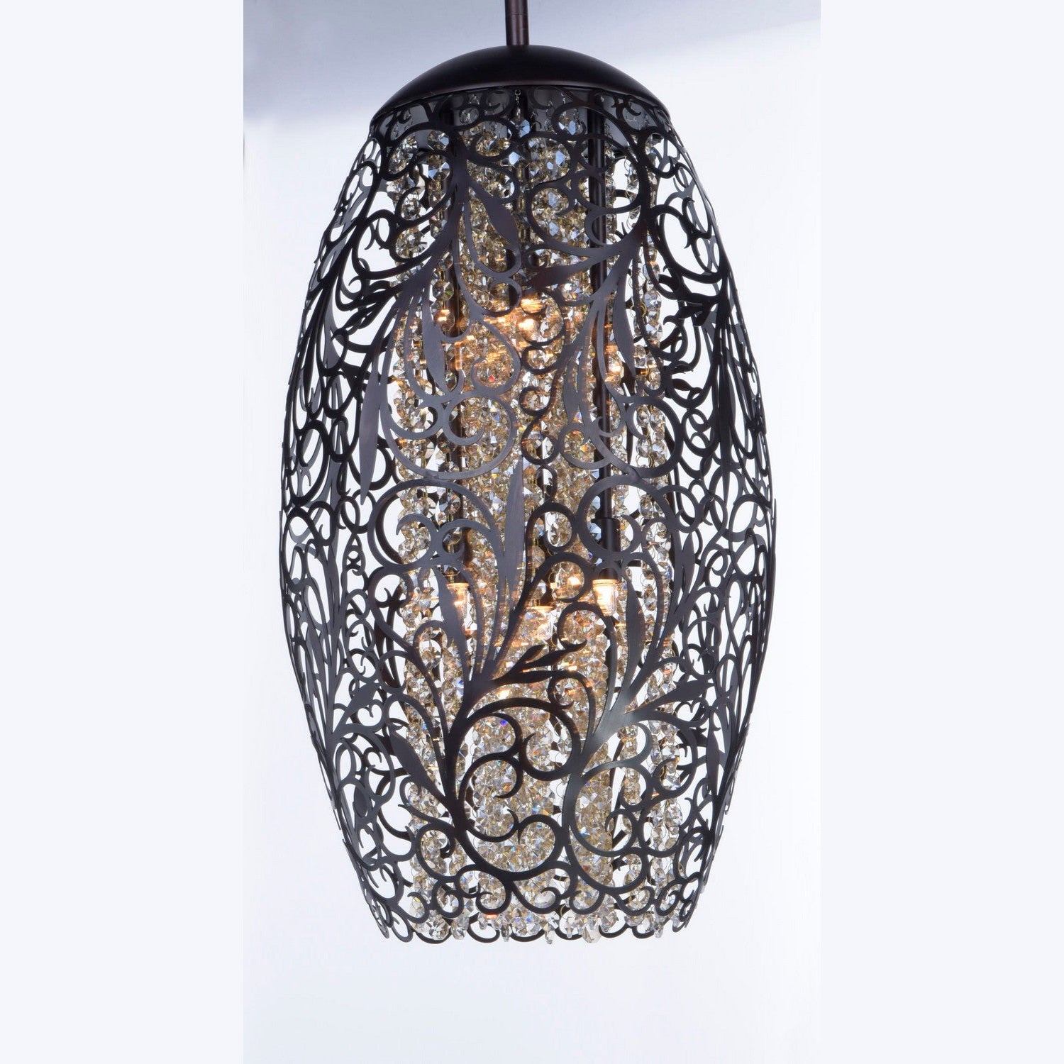 Maxim - 24153BCGS - One Light Mini Pendant - Arabesque - Golden Silver