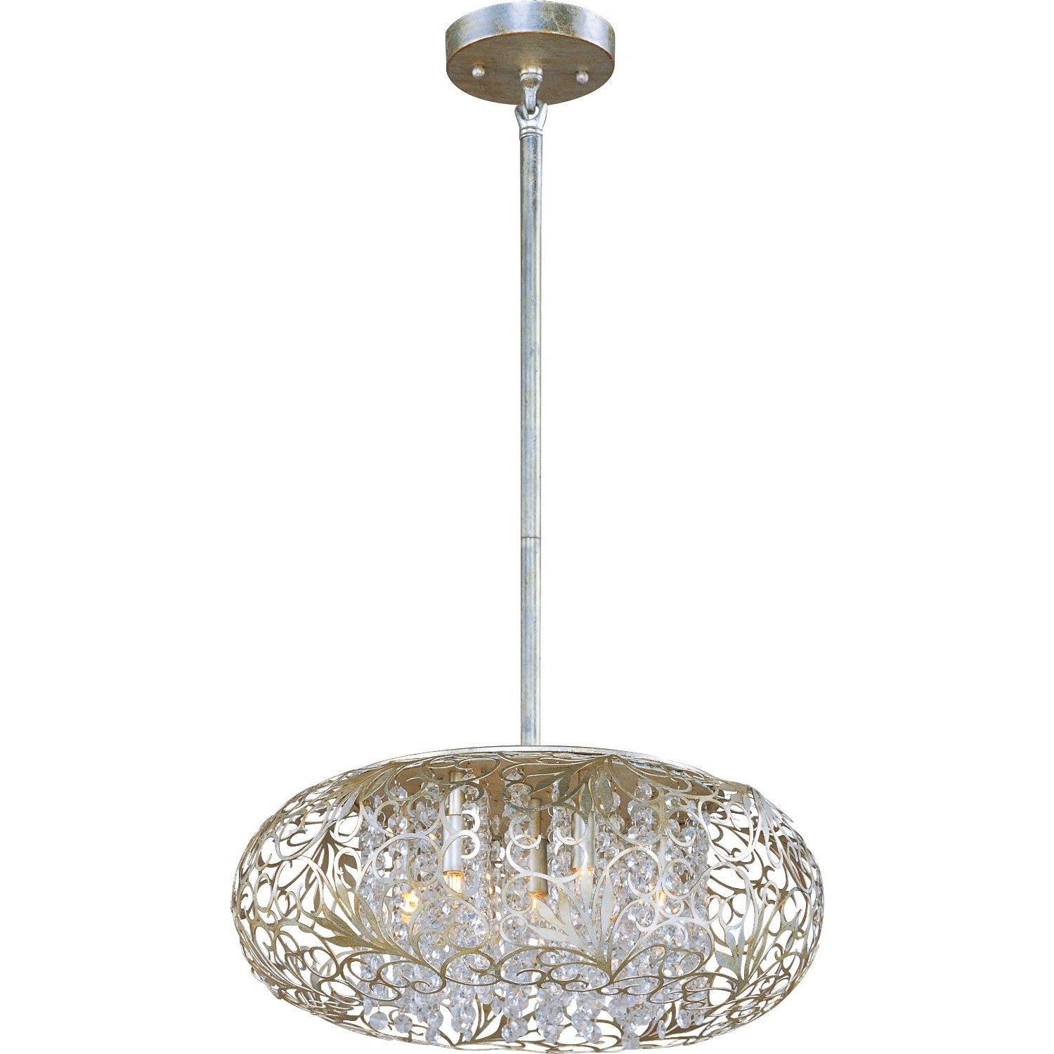 Maxim - 24154BCGS - LED Pendant - Arabesque - Golden Silver
