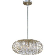 Maxim - 24154BCGS - LED Pendant - Arabesque - Golden Silver