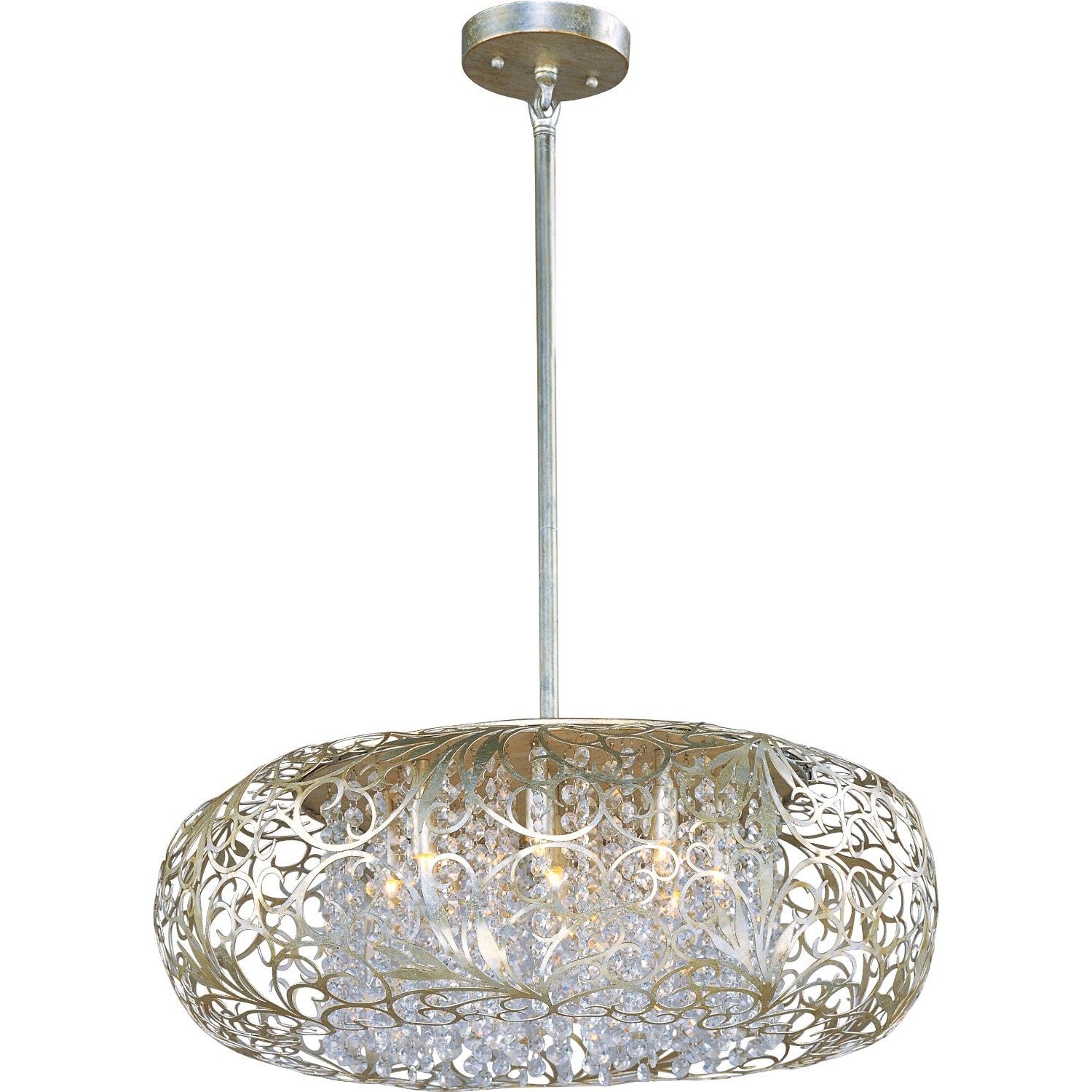 Maxim - 24155BCGS - LED Pendant - Arabesque - Golden Silver