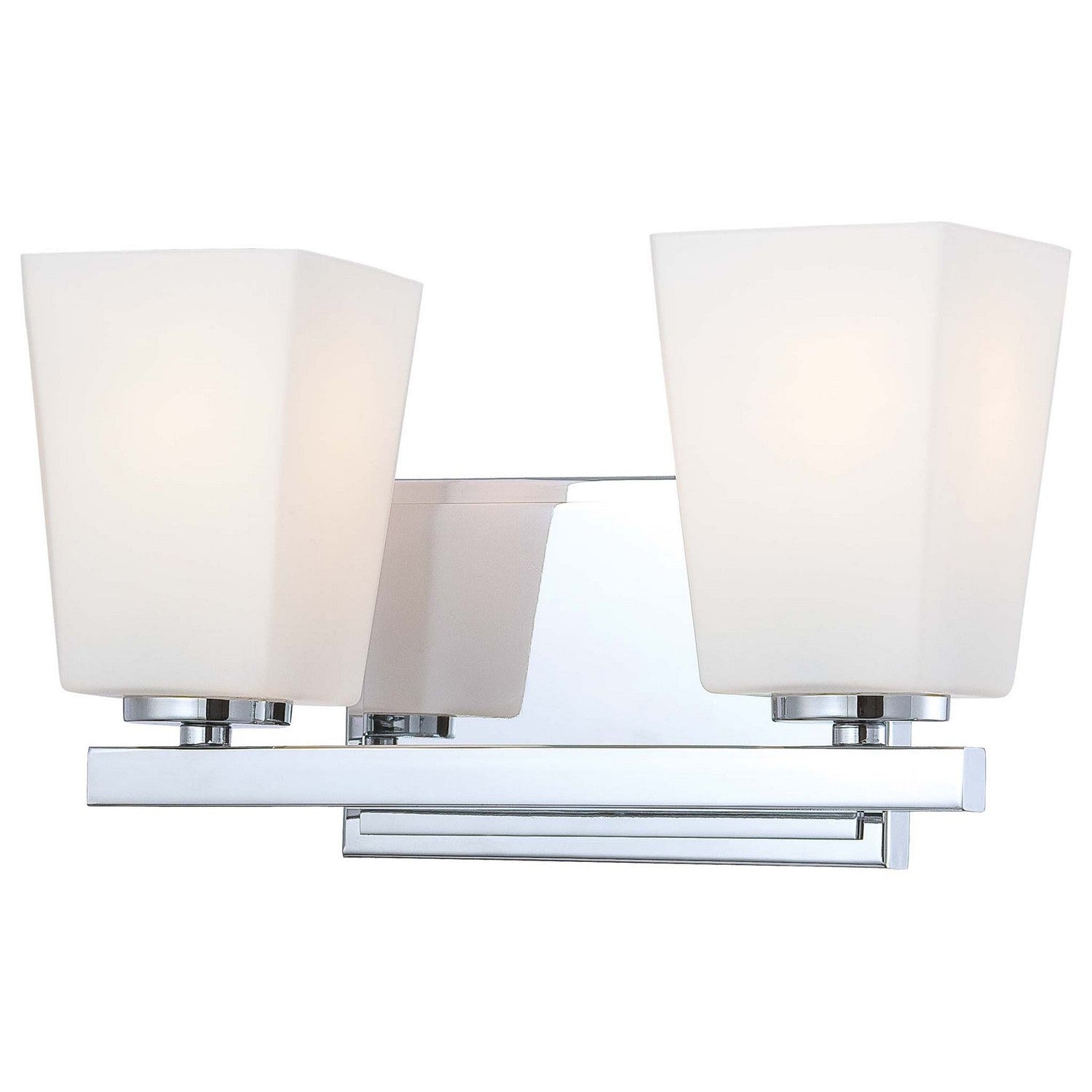 Minka-Lavery - 6542-77 - Two Light Bath - City Square - Chrome