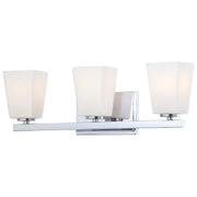 Minka-Lavery - 6543-77 - Three Light Bath - City Square - Chrome