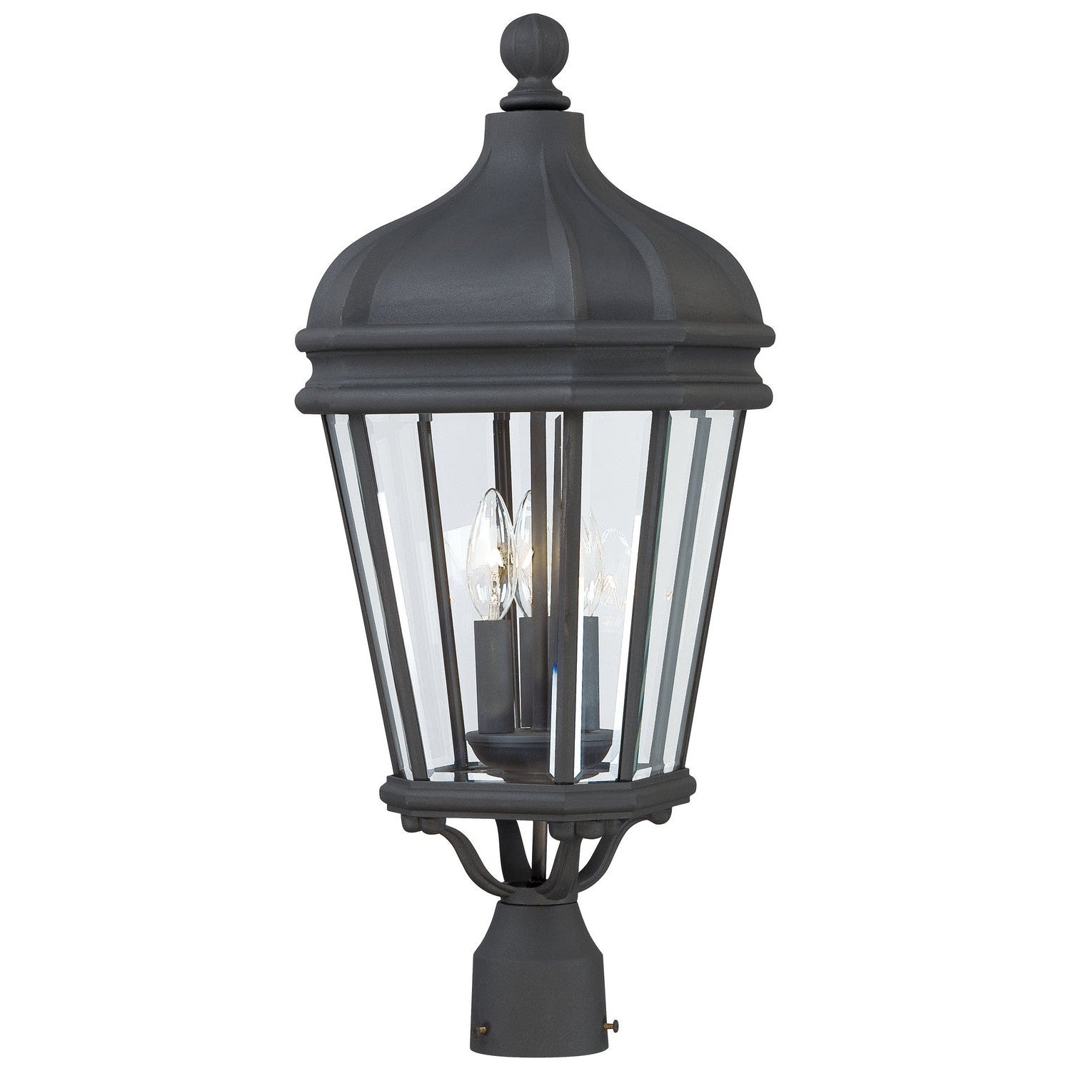 Minka-Lavery - 8696-66 - Three Light Post Mount - Harrison - Coal