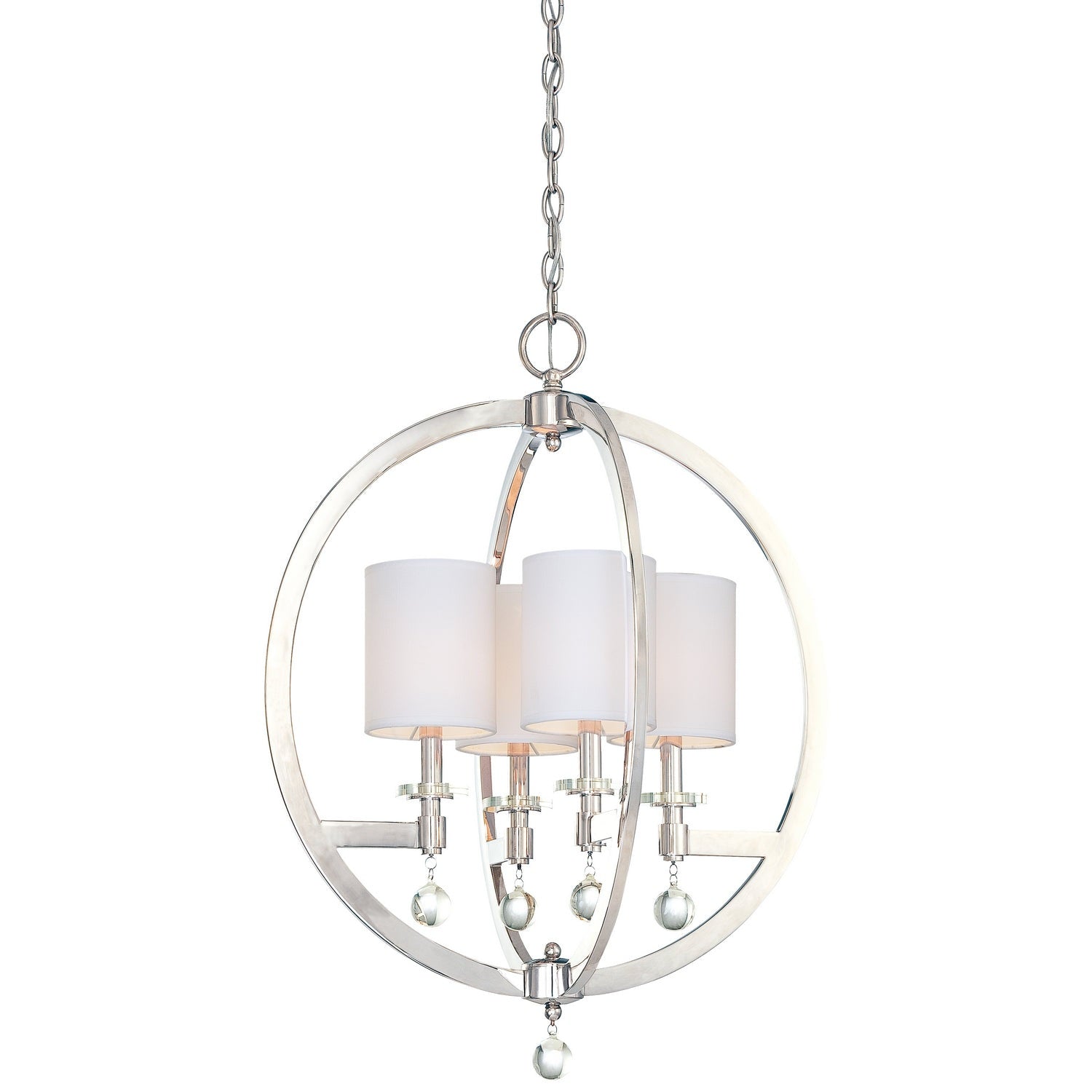 Metropolitan - N6840-613 - Four Light Pendant - Chadbourne - Polished Nickel