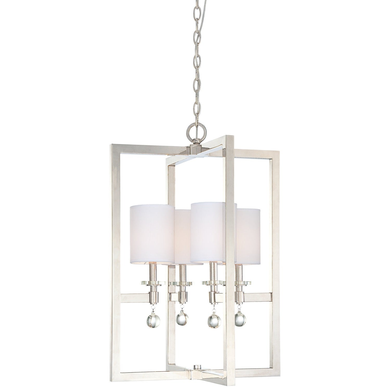 Metropolitan - N6841-613 - Four Light Pendant - Chadbourne - Polished Nickel