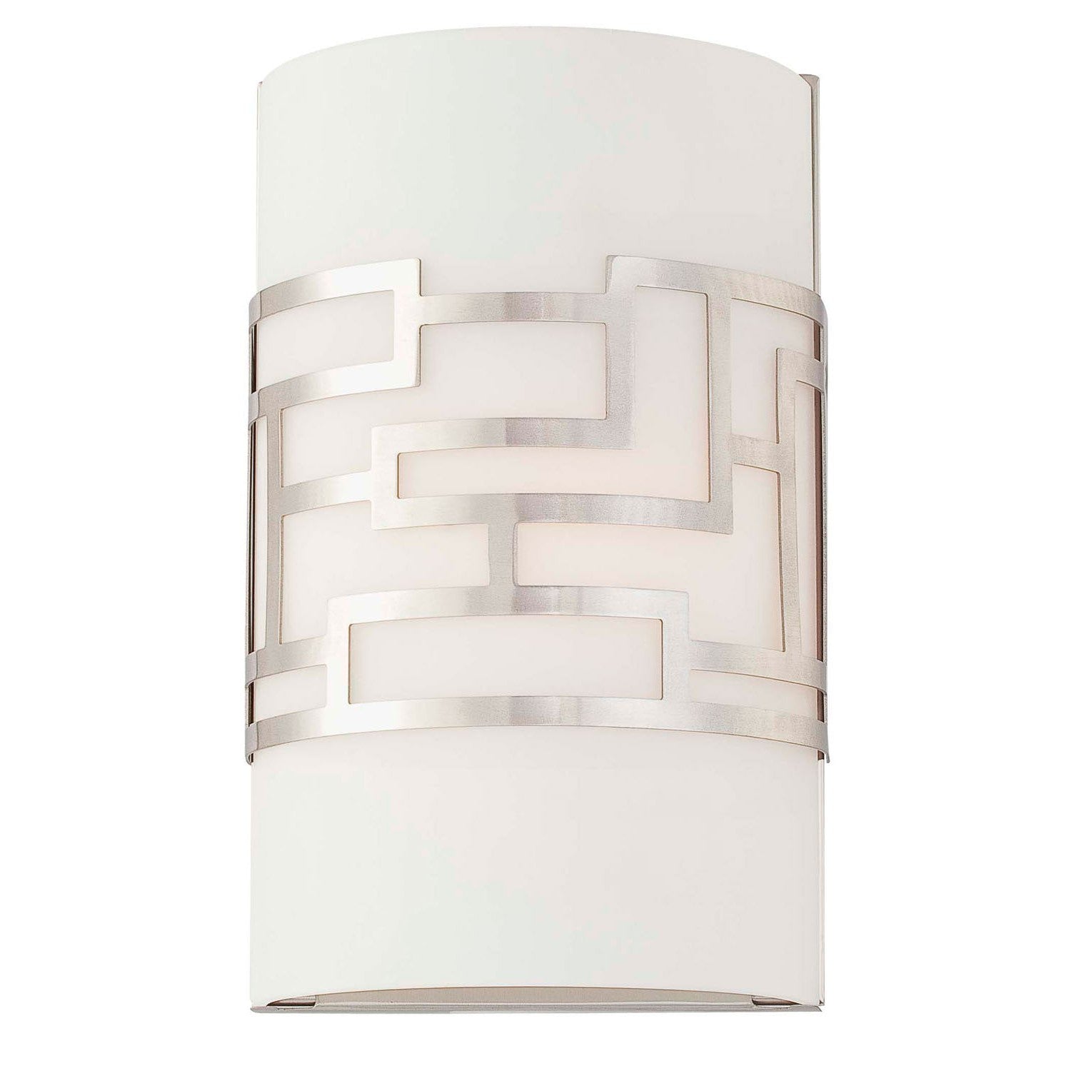 George Kovacs - P195-084 - One Light Wall Sconce - Alecia'S Necklace - Brushed Nickel