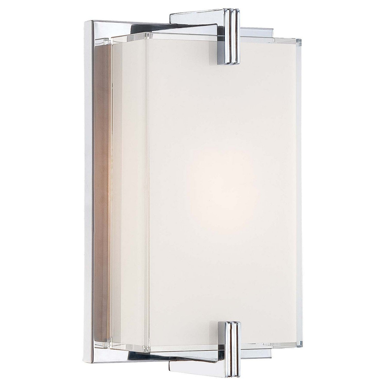 George Kovacs - P5210-077 - One Light Wall Sconce - Cubism - Chrome