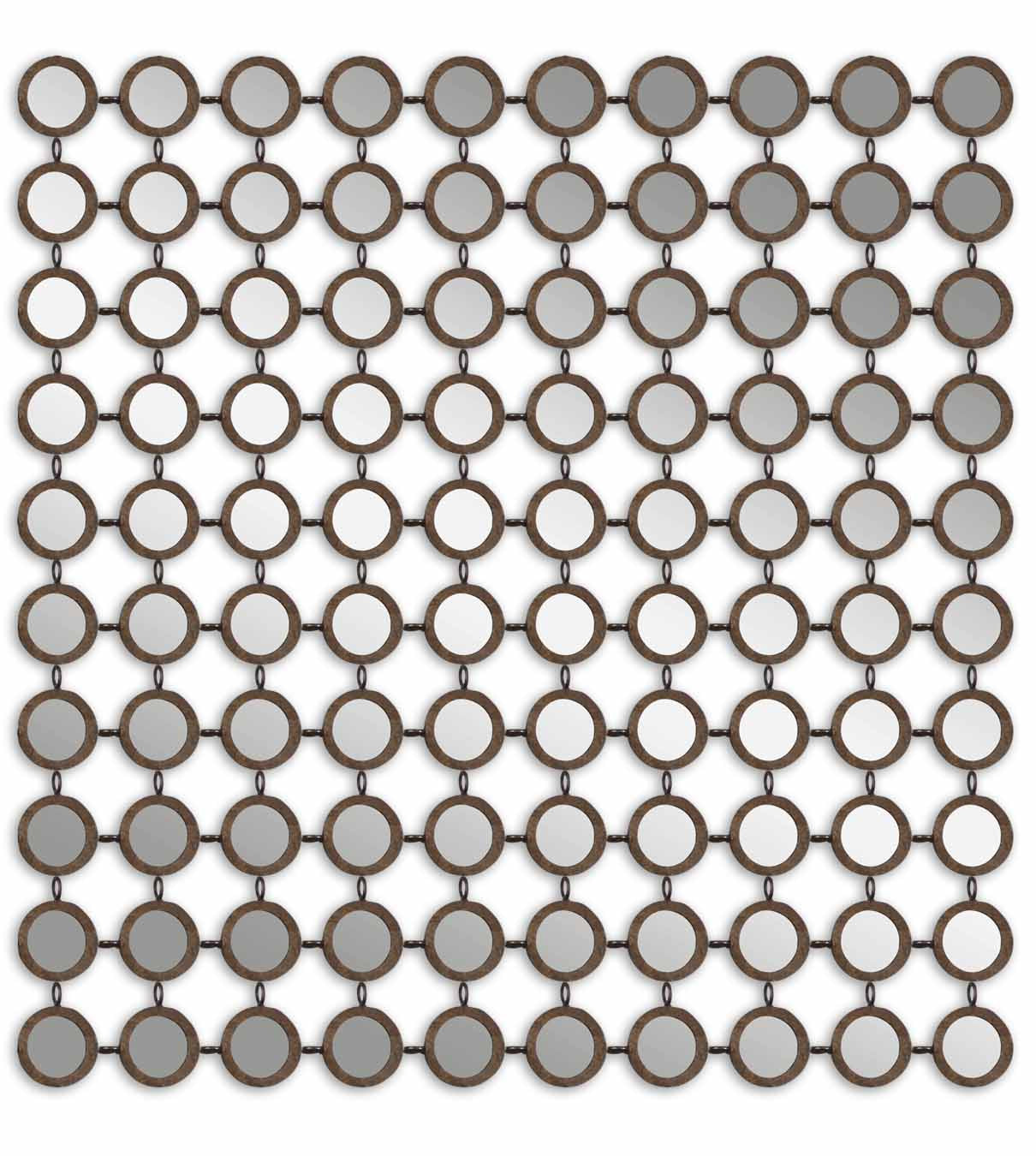 Uttermost - 12793 - Mirror - Dinuba - Antiqued Silver Champagne Leaf