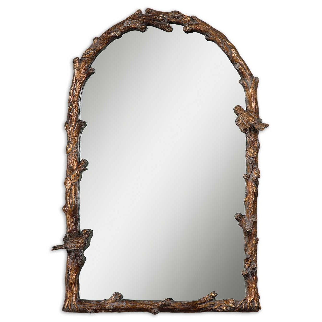 Uttermost - 13774 - Mirror - Paza - Antiqued Gold Leaf w/Gray Glaze