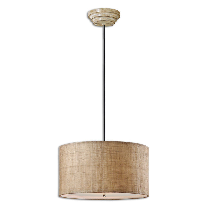 Uttermost - 21933 - Three Light Pendant - Dafina - Antiqued Burlap