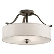 Kichler - 42486OZ - Four Light Semi Flush Mount - Leighton - Olde Bronze