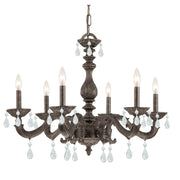 Crystorama - 5036-VB-CL-MWP - Six Light Chandelier - Paris Market - Venetian Bronze