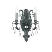 Crystorama - 5563-PW-CL-MWP - Two Light Wall Sconce - Dawson - Pewter