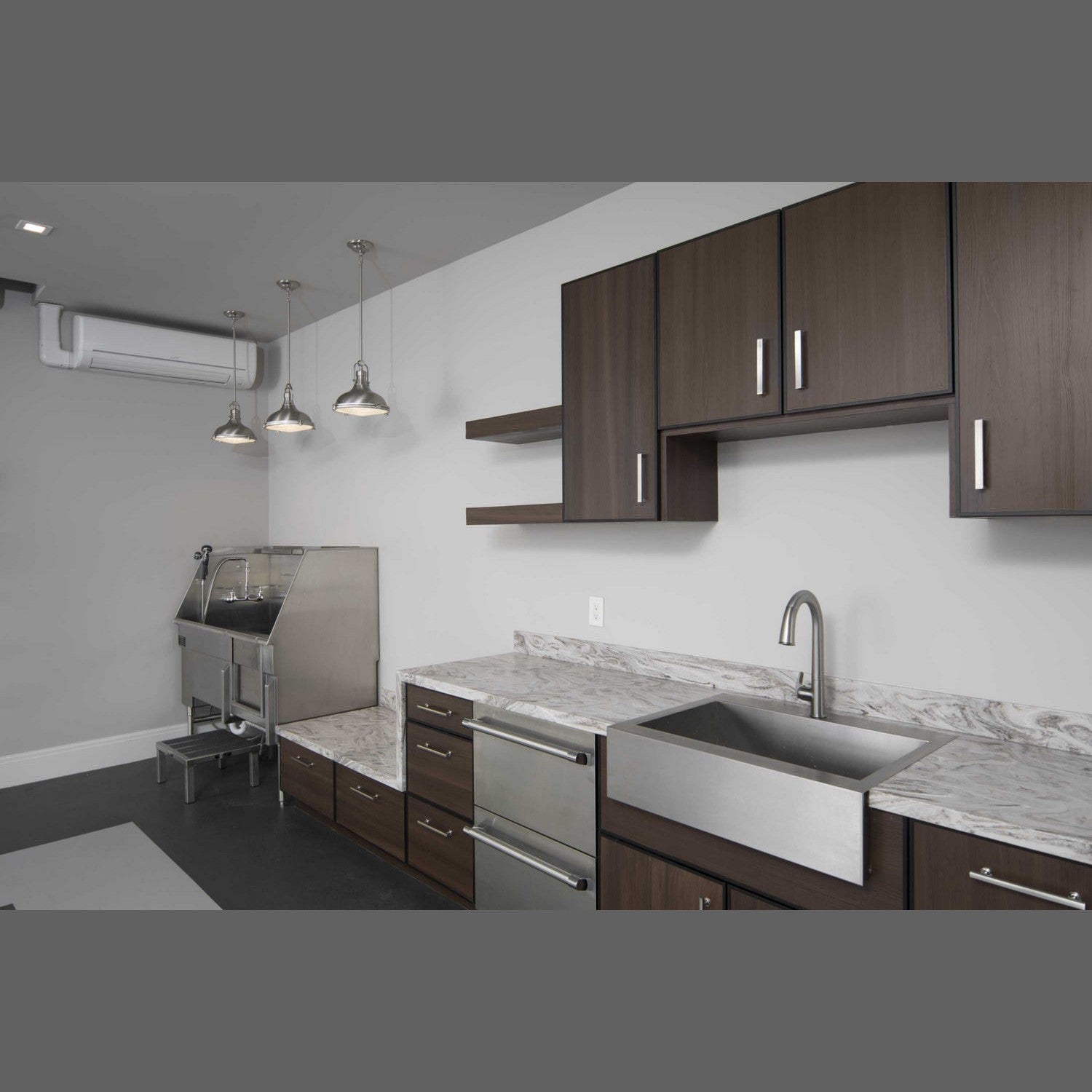 Progress Lighting - P5188-09 - One Light Pendant - Fresnel Pendant - Brushed Nickel