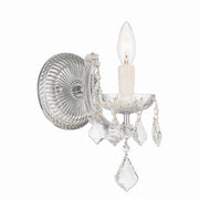 Crystorama - 4471-CH-CL-MWP - One Light Wall Sconce - Maria Theresa - Polished Chrome