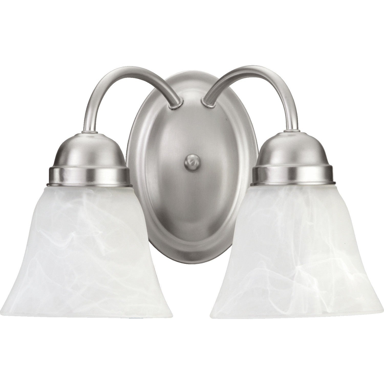 Quorum - 5403-2-65 - Two Light Wall Mount - 5403 Lighting Series - Satin Nickel