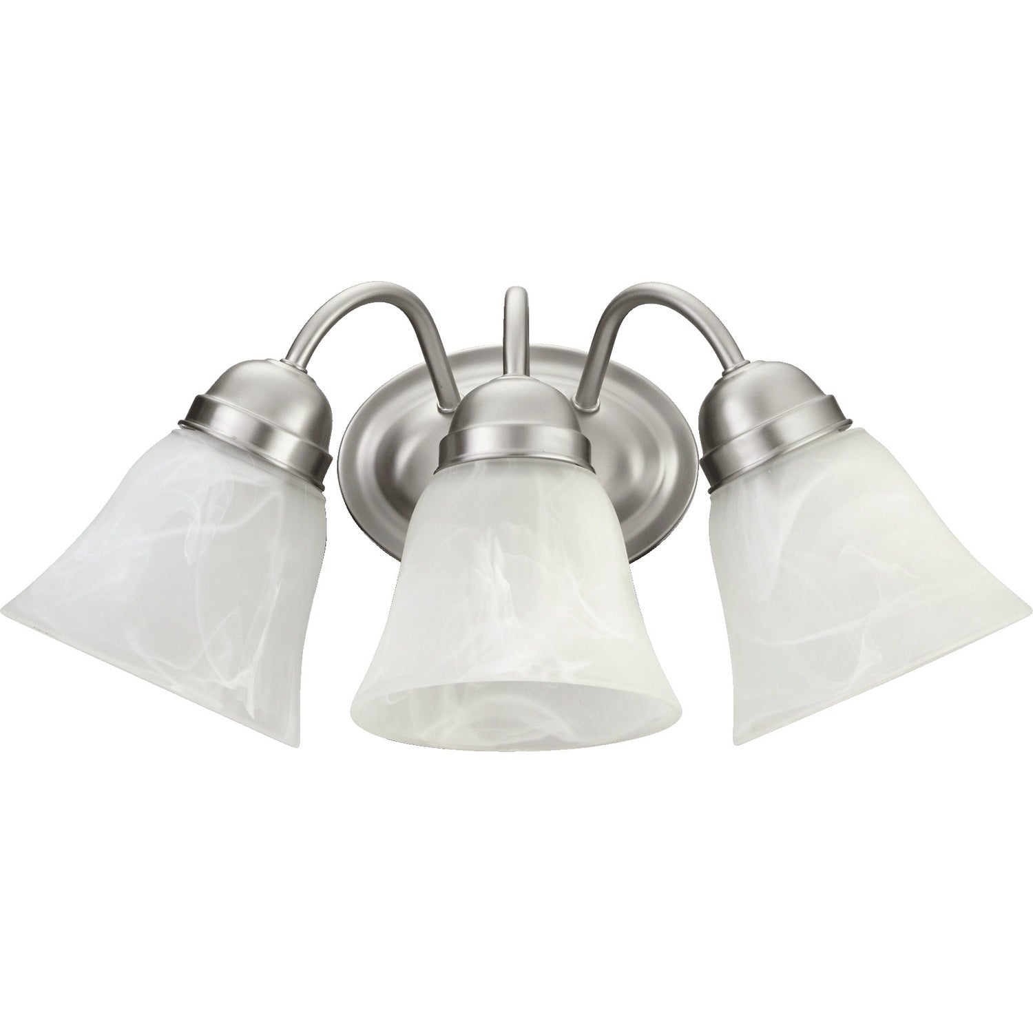 Quorum - 5403-3-65 - Three Light Wall Mount - 5403 Lighting Series - Satin Nickel