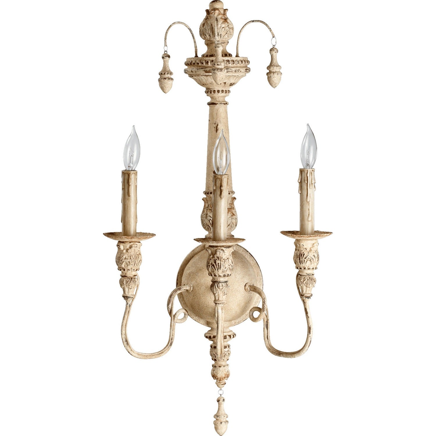 Quorum - 5506-3-70 - Three Light Wall Mount - Salento - Persian White