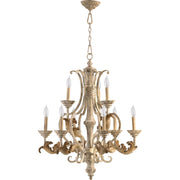 Quorum - 6037-9-70 - Nine Light Chandelier - Florence - Persian White
