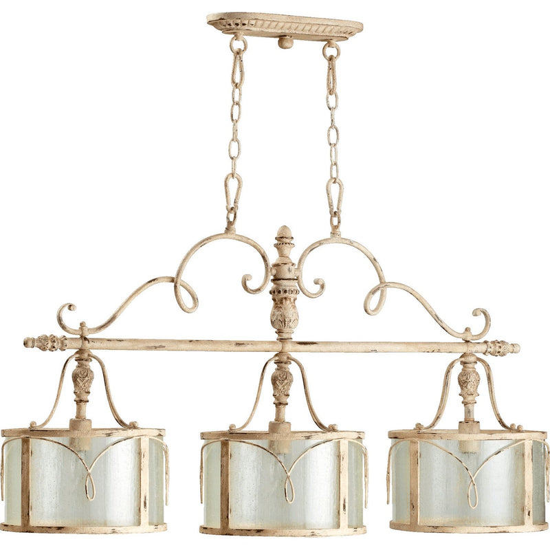 Quorum - 6506-3-70 - Three Light Island Pendant - Salento - Persian White