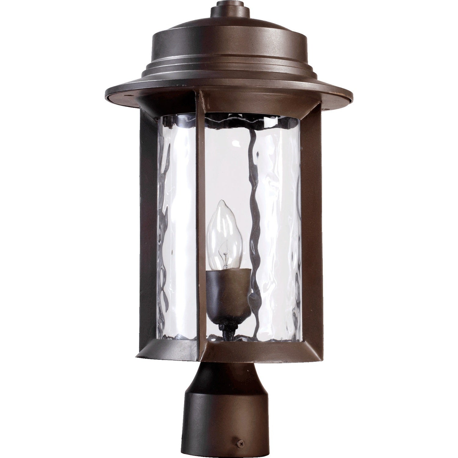 Quorum - 7248-9-86 - One Light Post Mount - Charter - Oiled Bronze