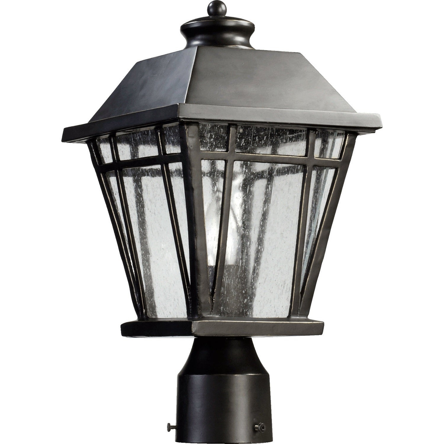 Quorum - 766-8-95 - One Light Post Mount - Baxter - Old World
