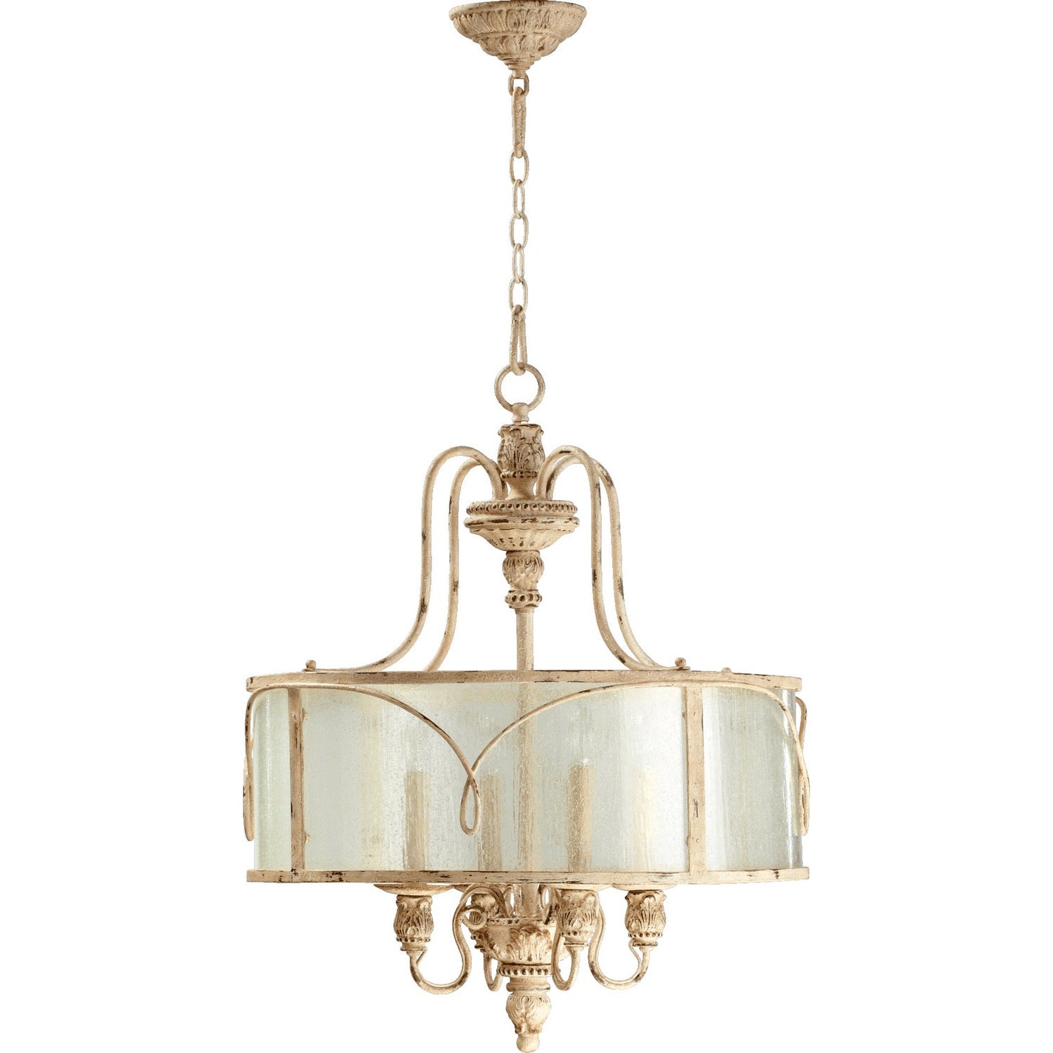 Quorum - 8006-4-70 - Four Light Pendant - Salento - Persian White